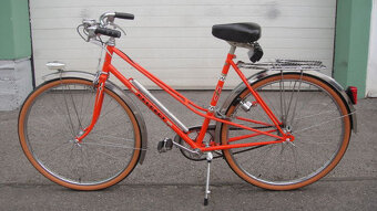 Peugeot, 1976, nádherné dámské kolo, oranžová barva - 4