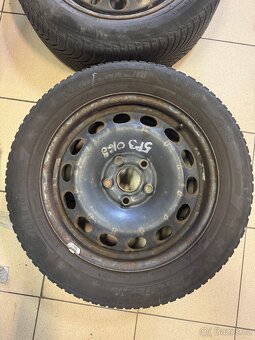 Škoda Octavia Plechové disky s pneu Michelin 205/55 R16 - 4
