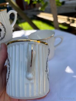 Retro porcelánové hrnky Czechoslovakia – sada 5 ks - 4