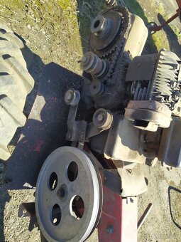 Motokultivátor Mountfield 5hp, přívěs, pluh, brána - 4