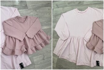 LITTLE PEOPLE | oversized volánová mikina mikinošaty - 4