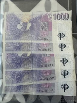 1000 Kč , krásné čísla - 4