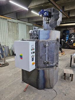 Stolový tryskač, tryskací zařízení s turbínou. - 4