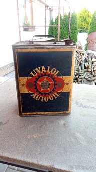 Stará plechovka UVAOL AUTO-OIL originál - 4