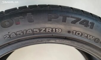 245/45/19 102W Letní pneumatiky Petlas - sada 4 ks - 4