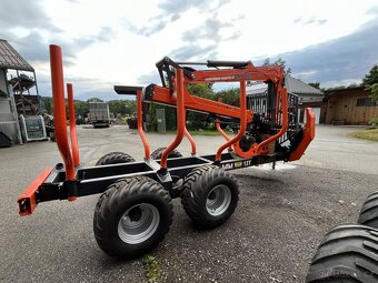 Vyvážecí přívěs vyvážečka MTM 13T s rukou 7,3m Estonsko - 4