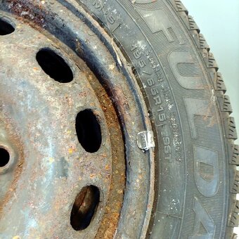 15" plechová kola – 5x112 – VOLKSWAGEN (Sharan, Tiguan, Gal - 4