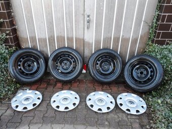 Komplet Zimní Sada Semperit +Poklice205/60/16 ET 46 5X112 - 4