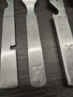 Německý příbor skládací 4ks, 3. Říše, Wehrmacht - 4