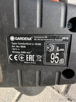 Gardena aku plotostřih - 4