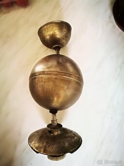 Vintage stahovací lustr - 4