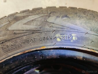 Plechové disky 15" s pneumatikami Nokian WR D4 185/65 88T - 4