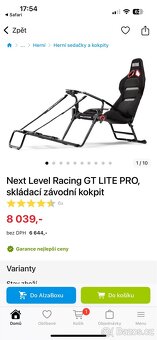 Next Level Racing GT LITE PRO, skládací závodní kokpit - 4