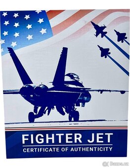 Stříbrná mince FIGHTER JET, 1 oz, 20 $, Libérie 2024 - 4