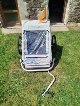 dvoumístný dětský vozík za kolo Croozer XLC Duo - 4