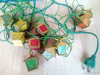 Retro osvětlení vánočního stromu světlušky - 4