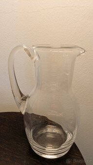 starožitné prvorepublikové sklo - 4