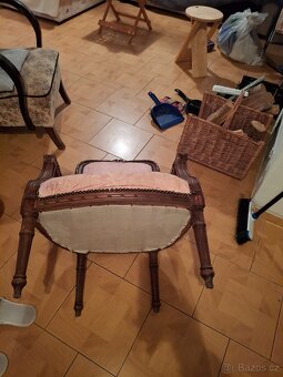 Křeslo replika starožitné barokní křeslo - 4