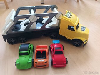 Dětské nákladní automobily a 3 auta - 4