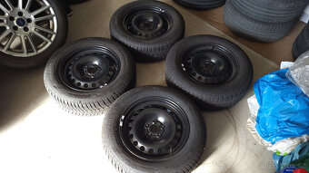 Téměř NOVÁ zimní kola 15" 5x100 Škoda Scala - TOP - 4