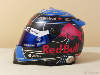 Predám Max Verstappen USA 2024 Red Bull F1 helma 1:2 - 4