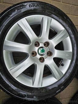 ALU kola letní Škoda 5x100 Fabia II Roomster R15 - 4