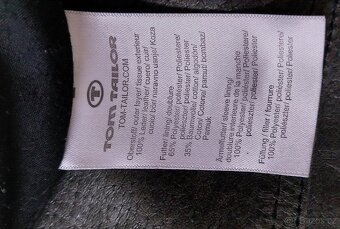 pánská kožená bunda Tom Tailor L/ XL - 4