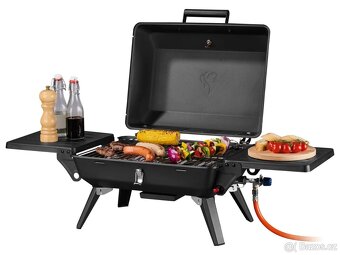 Stolní plynový gril s 1 hořákem kompaktní - nový , nepoužitý - 4