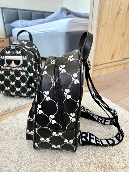 KARL LAGERFELD KRÁSNÝ ČERNÝ BATOH - 4