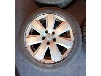 ALU disky AUDI 5x112 R16 7,5Jx16H2 ET 45 se zimními pneu 205 - 4