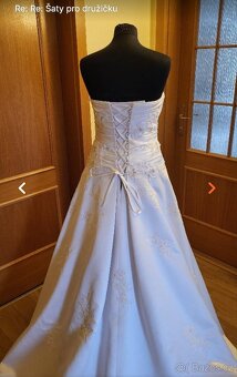 Svatební šaty vel:38/40 - 4