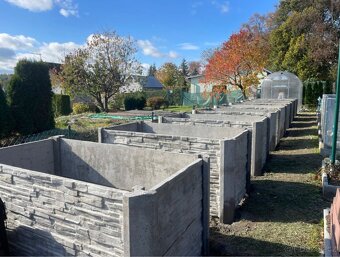 Vyvýšený záhon betonový - 4