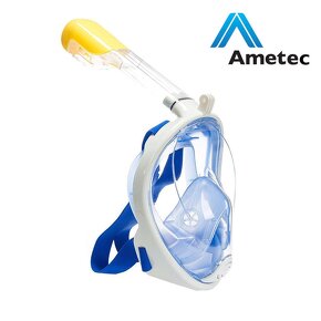 Nová celoobličejová potápěcí maska Ametec - modrá - 4