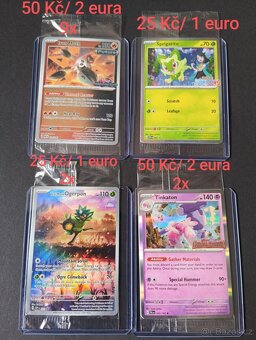 Pokémon karty 1 - 4