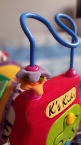 Skákací a hrací plyšová zebra K'Kids - 4