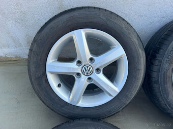 195/65R15 letní pneu alu kola VW GOLF VII 6x15 5x112 ET43 - 4