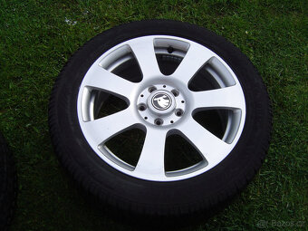 4 XZIMNÍ HLINÍKOVÁ KOLA ŠKODA OCTAVIA SCOUT,YETI 225/50 R17. - 4
