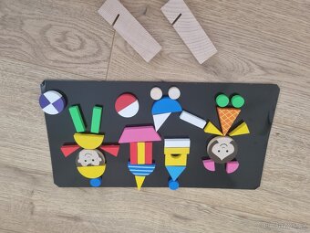 Magnetické dřevěné puzzle Detoa - 4