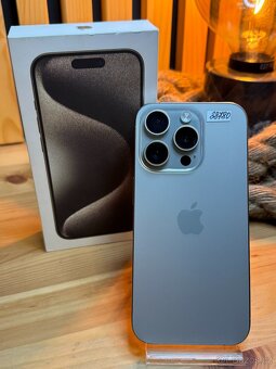 Béžový Apple iPhone 15 Pro Max, 256 GB, 90% bat. - 4