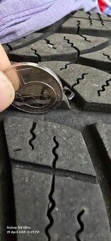 Prodám 4x plechové kolo 15" se zimními gumami Riken - 4