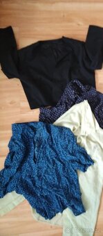 Mix dámského oblečení - saka na zip, halenky vel. 40 - 42 - 4