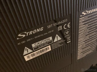 4K UHD LED Smart Televize Strong SRT55UA6203 - 139 cm - Wifi - 4