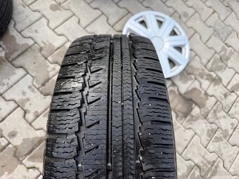 4x plechové disky 5x120 + pneu zimní 215/65 R16C - 4