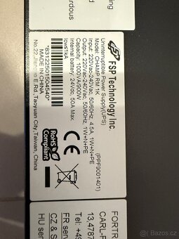 FSP Fortron UPS Champ 1000 VA rack 2U - 4