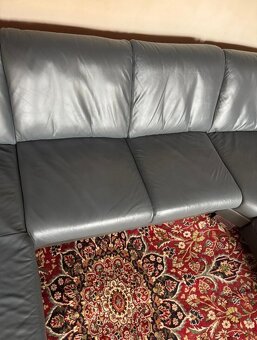 Kožená sedací souprava do U, 5210 - 4