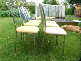 RETRO KOVOVÉ ŽIDLE - 4