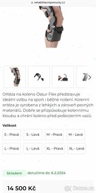 NOVÉ kolenní ortézy ÖSSUR flex velikost L |sleva 50 % - 4