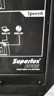 ozvučení  Superlux SP108 - 4