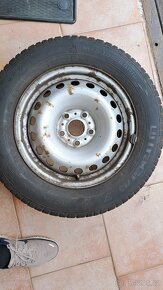 Plechové disky 15 + gumové koberce na R.Kangoo - 4