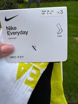Nový 3 pack ponožek Nike - 4